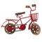 10" Multi-Colored Metal Vintage Bicycle Sculpture, 3ct.